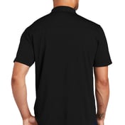 Back view of Gravitate Full-Button Polo