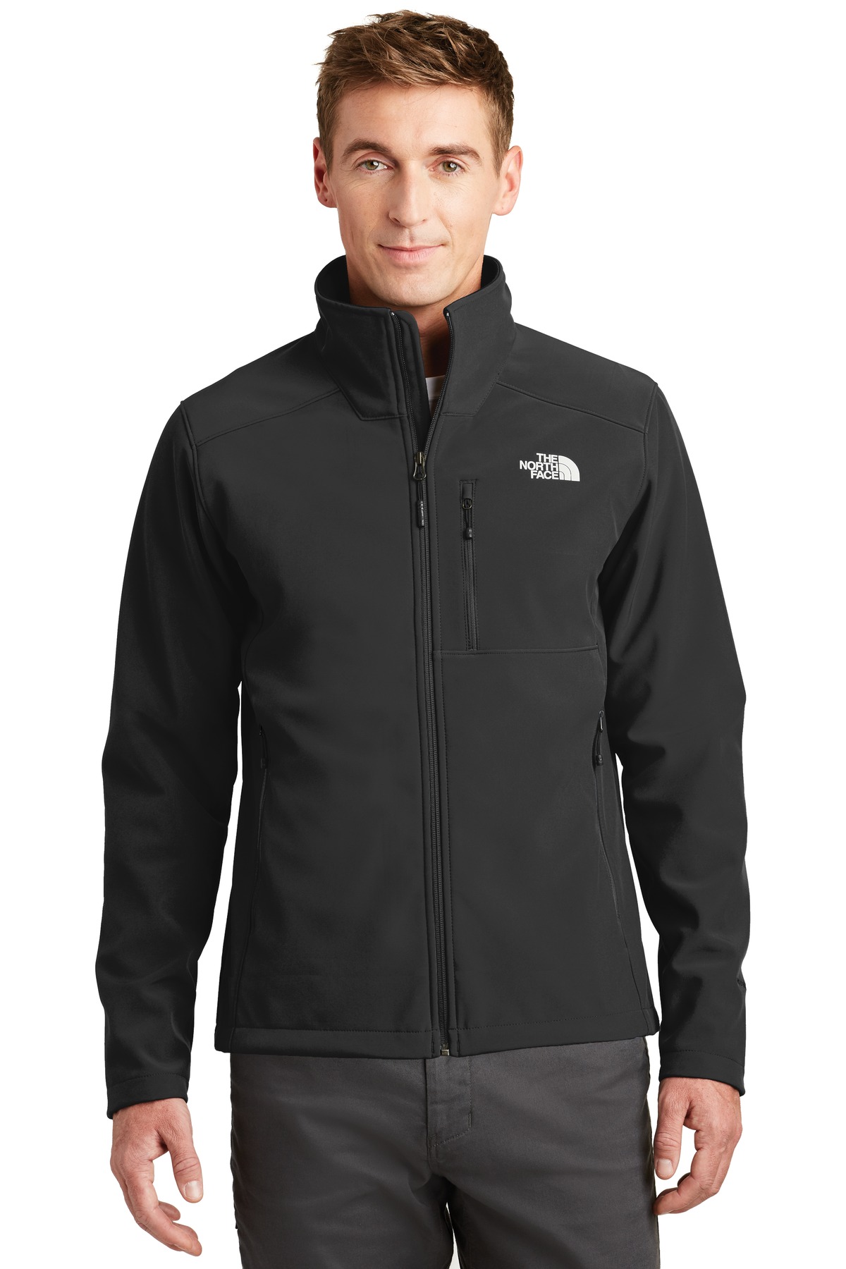Front view of Apex Barrier Soft Shell Jacket