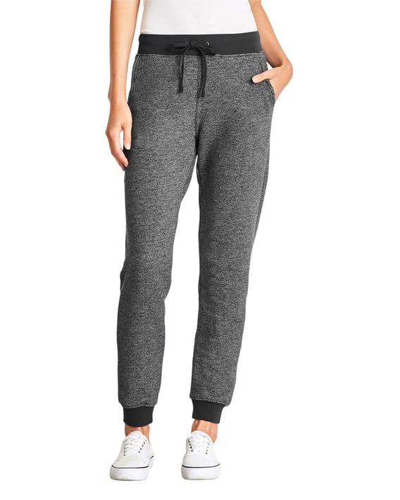 Front view of Ladies’ Pacifica Denim Fleece Jogger Pant