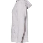 Side view of Harborside Mélange French Terry Hooded Pullover