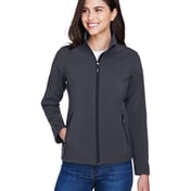 Front view of Ladies’ Cruise Two-Layer Fleece Bonded SoftShell Jacket