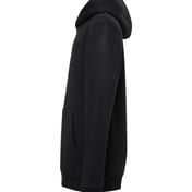 Side view of Youth Triblend Fleece Hooded Sweatshirt