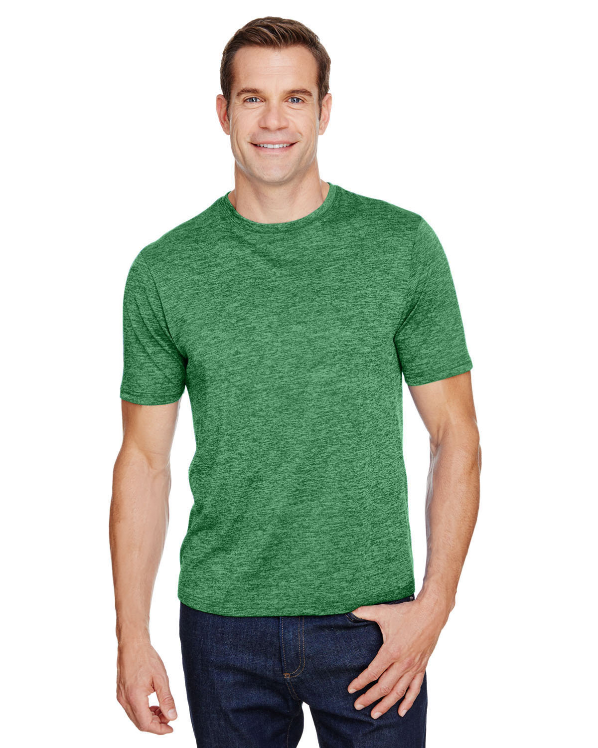 Front view of Men’s Tonal Space-Dye T-Shirt