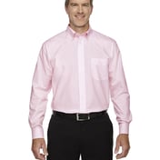Front view of Men’s Crown Collection® Banker Stripe Woven Shirt