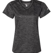 Front view of Women’s Tonal Blend V-Neck T-Shirt