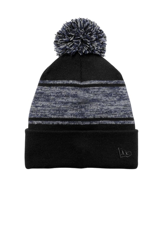 Front view of Knit Chilled Pom Beanie