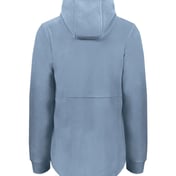 Back view of Eco Revive™ Women’s Polar Fleece Hooded Full-Zip Jacket