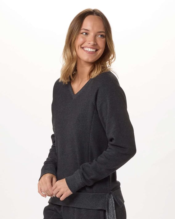 Front view of Women’s Travel V-Neck Pullover