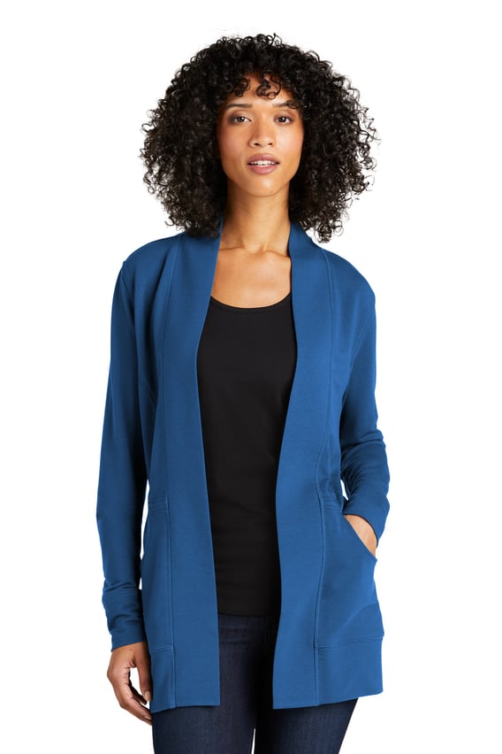 Front view of Women’s Microterry Cardigan