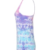 Side view of Women’s Tie-Dyed Racerback Tank Top
