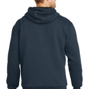 Back view of Heavyweight Full-Zip Hooded Sweatshirt With Thermal Lining