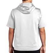 Back view of Sport-Wick &reg; Fleece Short Sleeve Hooded Pullover