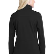 Back view of Women’s Pique Fleece Jacket