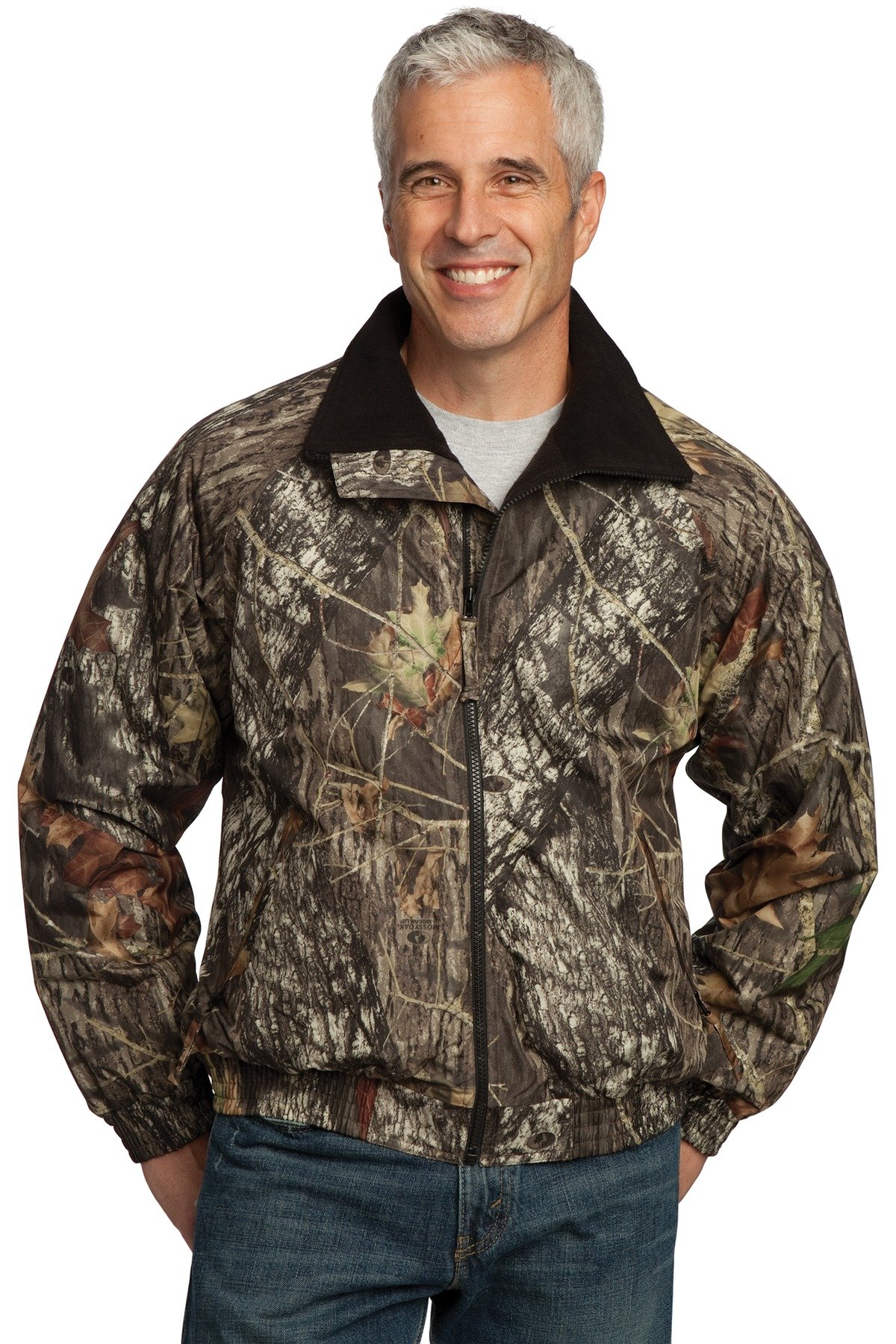 Front view of Waterproof Mossy Oak® Challenger™ Jacket