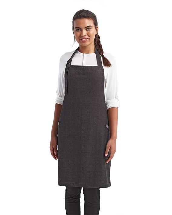 Front view of ‘Regenerate’ Recycled Bib Apron