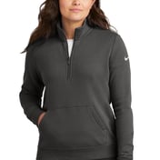 Front view of Women’s Club Fleece Sleeve Swoosh 1/2-Zip