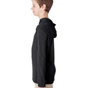 Side view of Youth Zone Performance Hooded T-Shirt