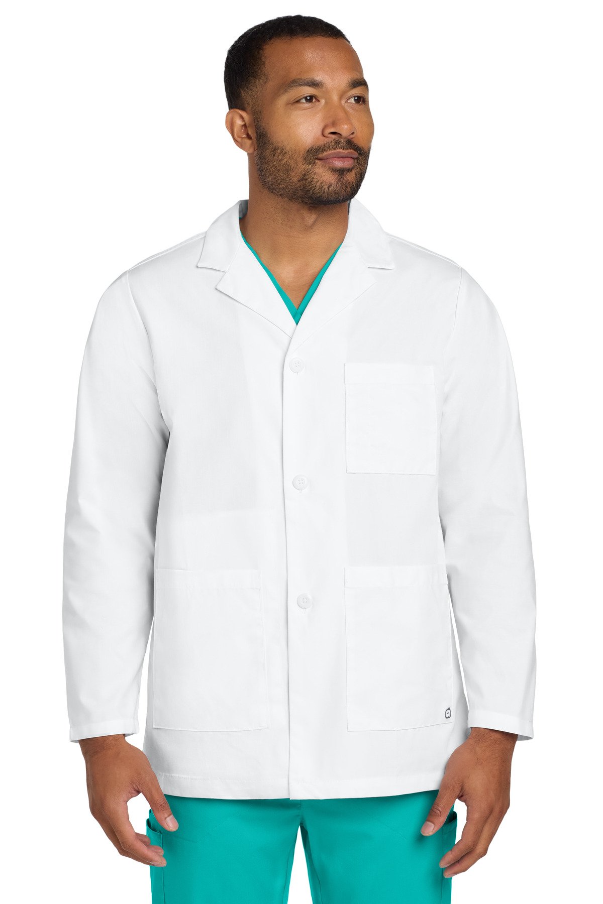 Front view of Men’s Consultation Lab Coat