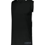 Side view of Youth Step-Back Basketball Jersey