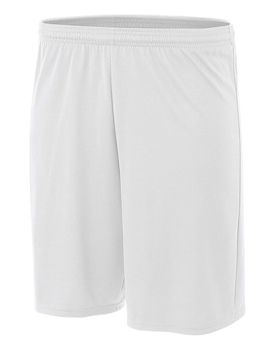 Front view of Youth Cooling Performance Power Mesh Practice Short