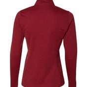 Back view of Women’s Striated Quarter-Zip Pullover