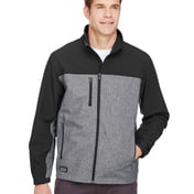 Front view of Men’s Poly Spandex Motion Softshell Jacket