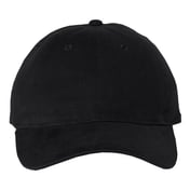 Front view of Heavy Brushed Twill Unstructured Cap