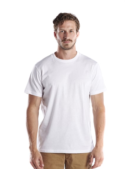 Front view of Men's Short-Sleeve Organic Crewneck T-Shirt