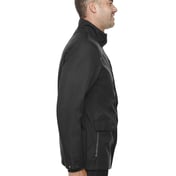Side view of Men’s Uptown Three-Layer Light Bonded City Textured Soft Shell Jacket