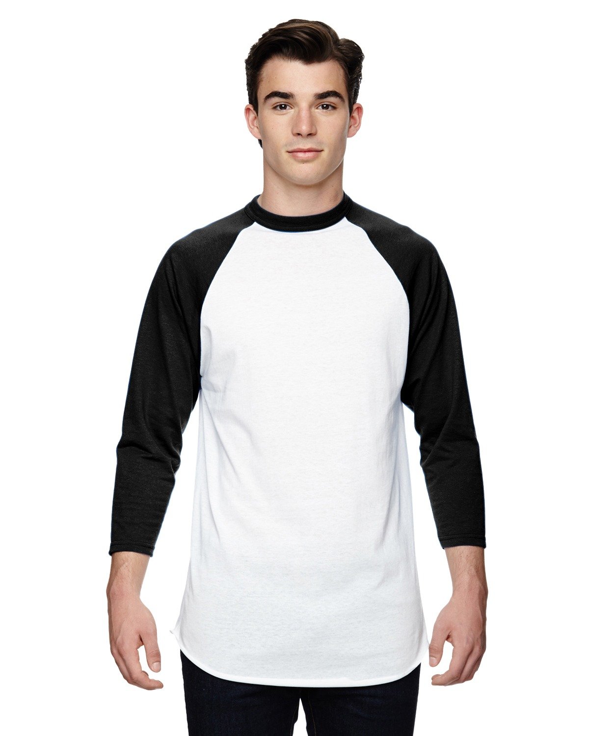 Front view of Adult 3/4-Sleeve Baseball Jersey