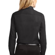 Back view of Ladies Long Sleeve Easy Care Shirt