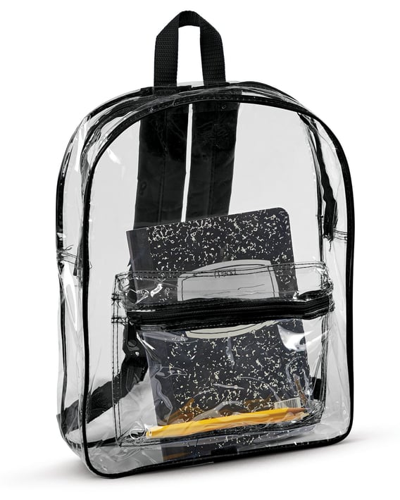 Front view of Clear Backpack
