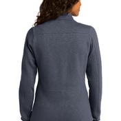 Back view of Women’s Slub Fleece Full-Zip Jacket