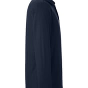 Side view of Fusion ChromaSoft™ Long Sleeve Pique Polo
