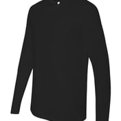 Side view of Cotton Long Sleeve T-Shirt