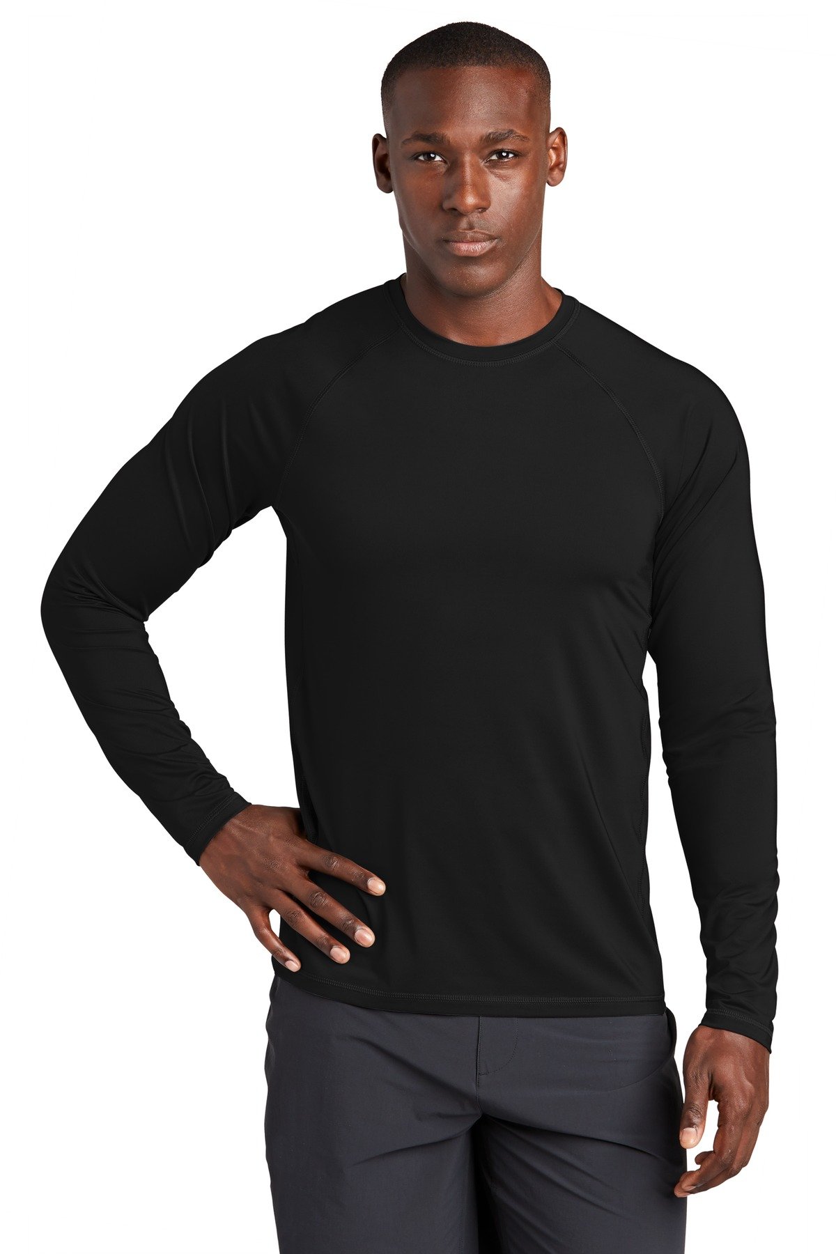 Front view of Long Sleeve Rashguard Tee