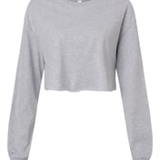 Front view of FWD Fashion Women’s Crop Long Sleeve Tee