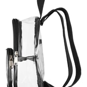 Side view of Clear PVC Mini Backpack
