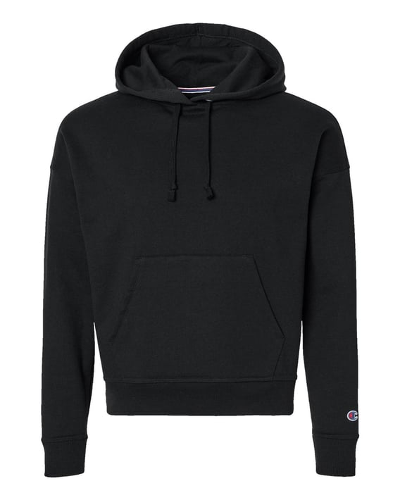 Front view of Women’s Powerblend® Hooded Sweatshirt