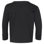 Back view of Toddler Fine Jersey Long Sleeve Tee
