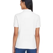 Back view of Ladies’ Pima Piqué Hort-Sleeve Polo