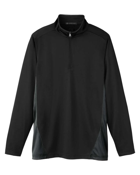 Front view of Flash Snag Protection Plus IL Colorblock Quarter-Zip Pullover