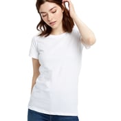 Front view of Ladies’ Made In USA Short Sleeve Crew T-Shirt