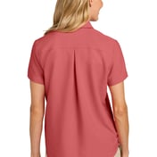 Back view of Women’s Short Sleeve UV Dockside Shirt