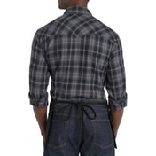 Back view of Easy Care Reversible Waist Apron With Stain Release