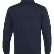 Back view of Quilted Snap Pullover