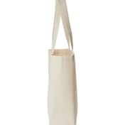 Side view of Isabella Midweight Recycled Canvas Tote