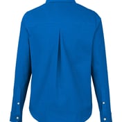 Back view of Women’s CrownLux Performance® Spencer Poplin Dress Shirt