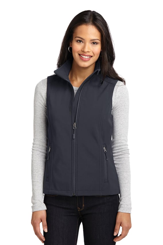 Front view of Women’s Core Soft Shell Vest