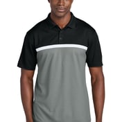 Front view of UV Micropique Colorblock Polo